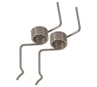 SOIMISS Ressort de Porte à Clapet en Acier Inoxydable 13-106-5 Cercles Kit de Remplacement 2 Pièces pour Charnière Verticale de Porte de Réfrigérateur Équipement pour Réparation et