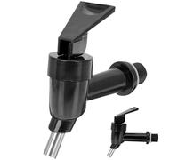 SOIMISS Robinet de Remplacement Haute Performance et Résistant au Vieillissement Noir en Acier Inoxydable pour Seau Bière pour Fête Bière la Maison L'hôtel