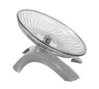 SOIMISS Roue Exercice Silencieuse pour Hamster avec Palier Acier Disque de Course Plastique pour Petits Animaux Base Colorée Aléatoire de Jeu pour Divertissement et