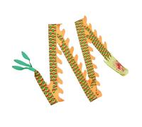 SOIMISS Ruban de Danse Dragon 2 Mètres Motif Écaille, Banderole Décorative Chinoise pour Garçon et Filles, Intéressant et Résistant à l'usure, pour Gymnastique, Fête en Plein Air