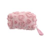SOIMISS Sac De Toilette Moelleux Trousse De Toilette pour Femme Maquillage Organisateurs Et Stockage Trousse De Maquillage Kawaii Organisateur De Maquillage Portable Rose Peluche