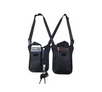 SOIMISS Sacoche Dépaule sous Aisselle Nylon Imperméable Vol et Réglable pour Homme et Femme Multi Usage avec Compartiments Sécurisés pour Clés Portefeuille et Téléphone