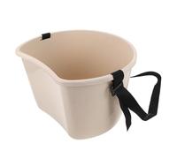 SOIMISS Seau à Engrais en Plastique 10 Kg avec Sangle Réglable Épandeur Manuel Polyvalent pour Jardinage et Cueillette de Fruits Récipient Léger et Portable pour Fertilisation et