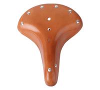 SOIMISS Selle de Vélo en Cuir Synthétique Marron Confortable et Décompressante pour Vélos de Route Course, pour Balades en Bord de Mer Couleur Aléatoire