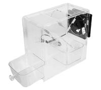 SOIMISS Séparateur de Graines pour Perroquets et Perruches, Nettoyage des Graines Design Compact en Acrylique pour Alimentation Quotidienne à Domicile