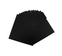 SOIMISS Séparateurs Vinyle en Plastique Noir 15 Pièces Intercalaire Rigide pour Rangement Bibliothèque Organisation Bureau Dossiers Albums