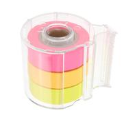 SOIMISS Set de Notes Autoadhésives avec Distributeur de Ruban Blocs Mémo Réutilisables pour Bureau à Stickers Mémo Papier Colorés pour Organisation et Rappels