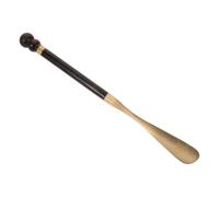 SOIMISS Shoe Horn avec Embout Laiton Manche Antidérapant Confortable à pour Seniors Adultes et Accessoire Ergonomique pour de Dos