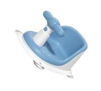 SOIMISS Siège de Bain Garçon Fille Bleu Chaise de Bain Antidérapante Né Portable et Facile à Nettoyer Adapté à Tous les Bassins