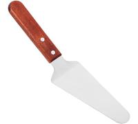 SOIMISS Spatule à Pizza Triangulaire Acier Inoxydable avec Manche Bois Outil de Cuisson Polyvalent pour Pâtisseries et Pizzas Pratique et Confortable