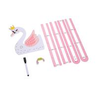 SOIMISS Sticker Mural Mesure Hauteur Garçon Fille avec Animaux Cartoon Réglette Réutilisable et Étanche pour Chambre Salle de Jeux et Crèche