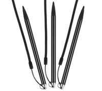 SOIMISS Stylets Résistifs Écran Tactile avec Cordon à Ressort pour Terminaux Point de Vente 3 Pièces Métal pour Tablette Graphique Navigation Précision Noir