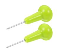 SOIMISS Stylo D'écriture Braille Outil Accessible 2 Pièces en Plastique Vert Portable pour Rentrée Scolaire pour Personnes Malvoyantes et Aveugles