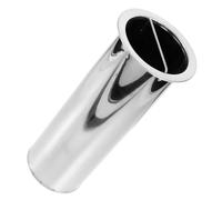 SOIMISS Support à Brochettes Acier Inoxydable avec Poignée Tube de Rangement pour Bâtonnets de Barbecue Seau à Brochettes Robuste et Portable pour et Camping Design Simple et Pratique