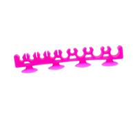 SOIMISS Support à Ventouse pour Pinceaux de Maquillage Silicone Format Compact Séchoir et Porte-brosse Mural pour Usage Professionnel Cosmétique