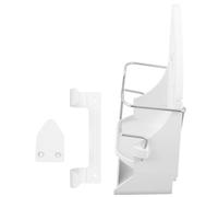 SOIMISS Support avec Fer et à Blanc Plastique en ou Repasser pour Crochets Pratiques Rangement Polyvalent de Buanderie ou Murs Placard
