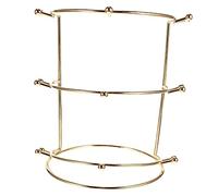 SOIMISS Support de la Couronne afficher support de couronne présentoir couronne porte-couronne étagère cadre vitrine décoration support de bandeau présentoir pour bandeau alliage Doré