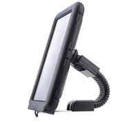 SOIMISS Support de Téléphone pour Vélo Étanche en Plastique Noir, Rotation | Smartphones, Bascule Écran Horizontal/vertical, Usage Neige et Tricycle Motorisé, Sécurité Élevée