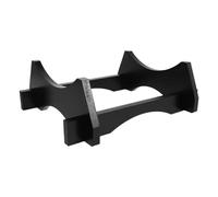 SOIMISS Support en Bois de Chêne pour Distributeur de Boissons 10 litres Noir, Porte-Seau à Bière et Porte-Carafe à Eau, Support Décoratif Vintage pour Maison et Bar, Casier à Vin de