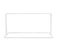 SOIMISS Support Mural en Grille Métallique en Fer Base Murale à Grille 21X10X10 CM Support de Cloison Polyvalent pour Bureau Fixation Stable pour Écran de Séparation Usage Bureau et