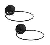 SOIMISS Support Mural pour Ballons de Basket Rack de Rangement Solide et Compact pour Basketball pour Maison et Commerce Set Noir