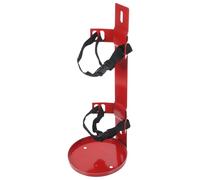SOIMISS Support Mural pour Extincteur 5-7 Kg en Fer avec Sangles Réglables Accessoire de Sécurité Incendie pour Hôtel Bureau et Garage