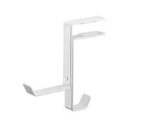 SOIMISS Support pour Casque Audio en Fer Blanc Crochet Rétractable et Angle Réglable, Accessoire Gamer pour Bureau sous Bureau
