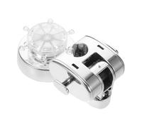 SOIMISS Support Ventouse Mural Réglable sans Perçage, Fixation Puissante pour Pommeau Main, Compatible Carreaux, Verre et Céramique, Finition Miroir Argenté, Installation Rapide