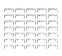 SOIMISS Supports pour Rubans Lumineux en Acier au Manganèse, 100 Pièces, Clips de Fixation en U pour Installation sur Surfaces Variées, Adaptés aux Bandes LED d'Intérieur