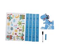 SOIMISS Tableau De Croissance Pour Garçon Fille Sticker Mural Autocollant De Règle De Hauteur Dinosaure