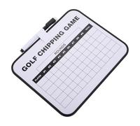 SOIMISS Tableau de Score de Golf Effaçable à Sec, Double Face, Plastique Léger et Portable, Accessoire Golf Précis pour Chariot, Outil de Notation pour Parties et Tournois Sportifs