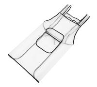 SOIMISS Tablier Transparent Tpu Anti-huile avec Poche Tablier de Cuisine Unisexe Résistant et Léger pour Chef Barbecue Nettoyage et Travaux Professionnels