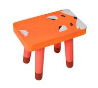 SOIMISS Tabouret Bois Massif Renard pour Garçon Fille Tabouret Stable et Polyvalent Meuble Chambre Garçon Fille Pratique