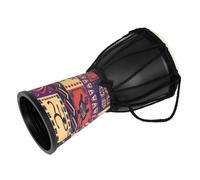 SOIMISS Tambour Djembe Africain Portable Léger avec Peau Synthétique Instrument de Musique à Main pour Garçon Fille Compact et Stable pour Débutants