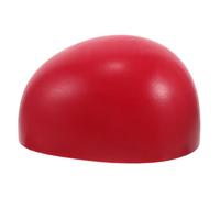 SOIMISS Tête De Mannequin Chauve Plastique Solide Grosse Taille Pour Entraînement Coiffure Et Tissage à La Main Utilisation Professionnelle Support Postiche Rouge