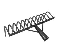 SOIMISS Tête de Râteau Agricole en Acier Courbé à 12 Dents pour Désherbage et Préparation du Sol Verger et Jardins Fleuris