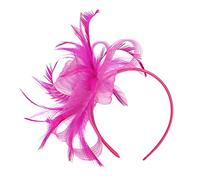 SOIMISS -Têtes Et Barrettes Pour Femme -Tête Vintage -Têtes Roses Pour Fête Du Thé Bandeaux Élégants En Maille Rose