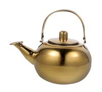 SOIMISS Théière Acier Inoxydable Pot Thermique pour Thé et Boissons Design Élégant pour Cuisine et Restaurant Doré