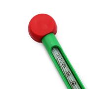SOIMISS Thermomètre à Sol Portable Tige en Verre, 10 à 110 °c | Mesure du Sol Compost, Usage Jardin et Boutique, Plastique et Verre, Précision /-1