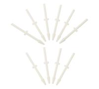 SOIMISS Tiges de Broyage en Plastique pour Tubes à Centrifuger 1,5 Ml - Ensemble de 10 Pilons Jetables pour Microtubes Coniques - Outils de Mélange et Broyage pour Résine Époxy