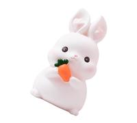 SOIMISS Tirelire Lapin Incassable Vinyle Décoration de Bureau Mignonne Pot à Monnaie pour Garçon Fille Cadeau Multifonction pour Chambre et Salon