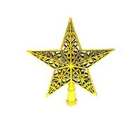 SOIMISS Topper Étoile De Noël Décoration De Sapin De Noël Sacrée d'arbre Étoile Creuse Hauts De Forme d'arbre De Noël Darbre d'arbre Or Évider des Boucles d'oreilles Manquer