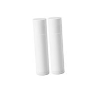 SOIMISS Tubes à Lèvres Vides Mécanisme à Roue Tournante Lot de 25 5g en Plastique Blanc Bouchons pour Brillant à Lèvres DIY et Cosmétiques