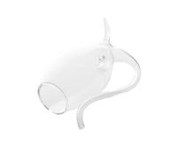 SOIMISS Verre à Boire 310ml en Verre à Bord Incurvé Forme Goblet Queue D'écureuil, Design Créatif Stable pour Maison et Fête