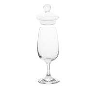 SOIMISS Verre de Dégustation Whisky avec Couvercle et Tige Longue Verre Tulipe Professionnel pour Arômes et Saveurs Polyvalent pour Vins Doux et Porto Élégants