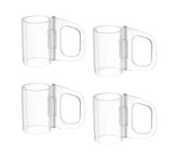 SOIMISS Window Blind Clips 4pcs PC Plastic Cordless Roller Shade Handles Versatile Use for Children’s Rooms and Pets