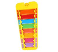 SOIMISS Xylophone Métallique Notes pour Garçon Fille Instrument Percussion Éducatif Léger et Musical pour Développement Cognitif et Apprentissage Sonore Couleur Couleur Aléatoire