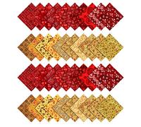 Soimoi Batik Impression Prédécoupé 5 Pouces Pack Charme Carrés Quilting Tissu De Coton Artisanal De Couture Patchwork Bricolage