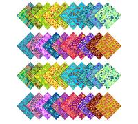 Soimoi Batik Impression Prédécoupé 5 Pouces Pack Charme Carrés Quilting Tissu De Coton Artisanal De Couture Patchwork Bricolage