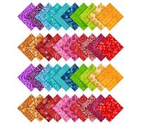 Soimoi Batik Impression Prédécoupé 5 Pouces Pack Charme Carrés Quilting Tissu De Coton Artisanal De Couture Patchwork Bricolage